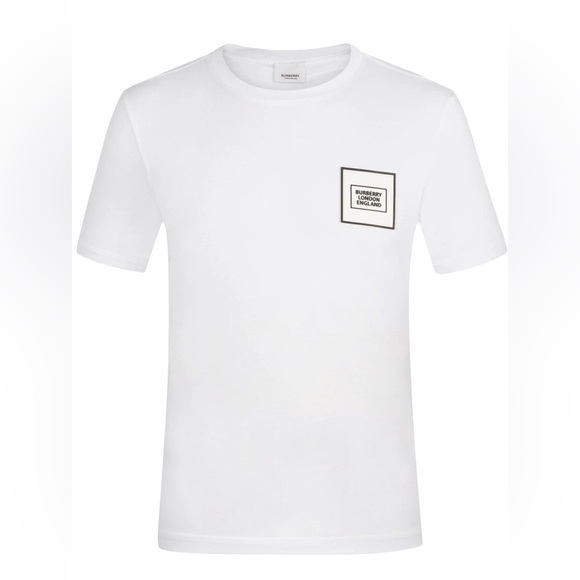 Authentic BURBERRY T SHIRT IN WHITE size XXS - Picture 1 of 6